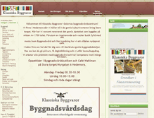 Tablet Screenshot of klassiskabyggvaror.se